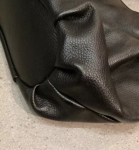 Black, Genuine Leather Handbag, Borse In Pelle, Made In Italy - Picture 6 of 14