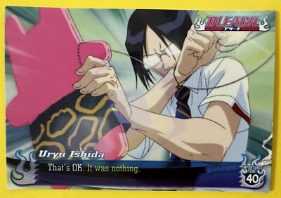 Bleach Uryu ishida No.14 CHARACTER ENGLISH WORD CARD Japan Shueisha