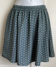 Jonathan Martin Vintage 90s Y2K Blue Floral Skirt Womens USA Size 9