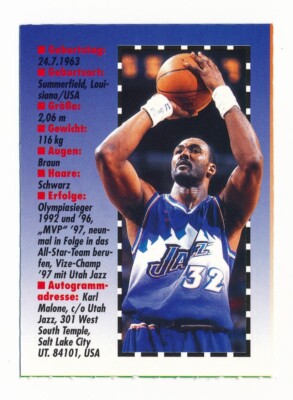 rare 1990s basketball cards 1997 Bravo Sport KARL MALONE Card HOF Jazz Oddball 1995 RARE & Valuable Basketball Cards