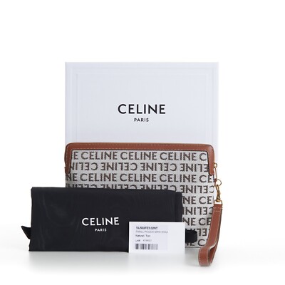 CELINE 790$ Small Pouch - Strap, Celine All-Over Textile