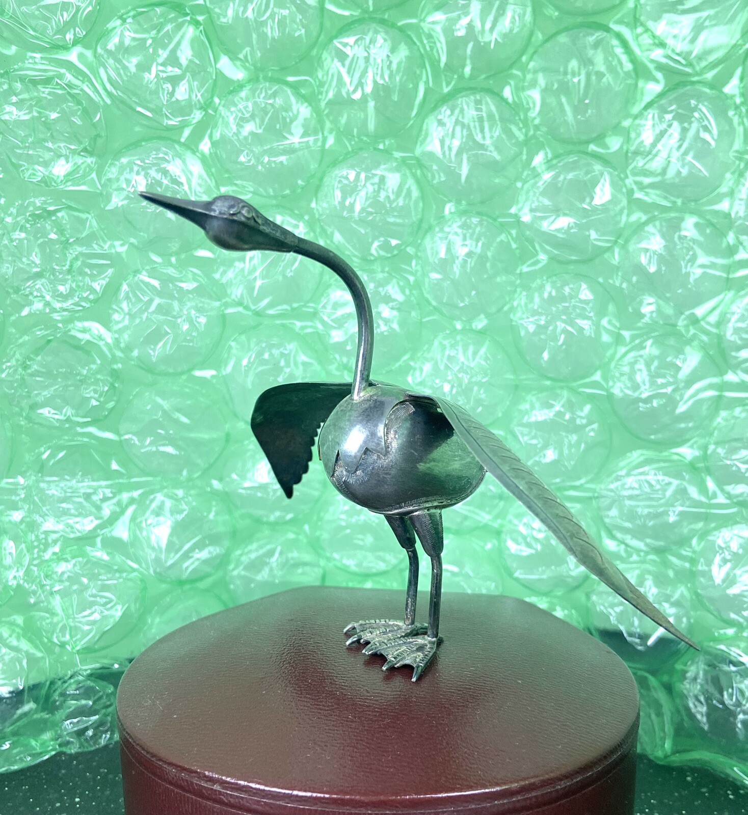 Sterling Silver Bird Figurine Statue 925 eBay