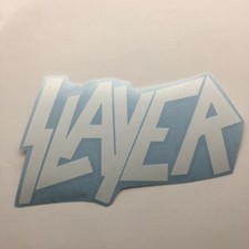 Slayer Logo Die Cut Vinyl Sticker Classic Hard Rock and Roll Metal Band