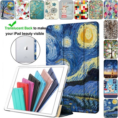 iPad 10.2'' 8th 7th Gen 10.9 Pro 9.7 12.9 10.5 Case PU Leather Back Cover Stary