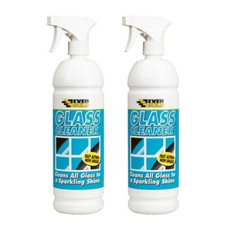 Everbuild Powerful Glass Cleaner Ready To Use Spray Glass Cleaning Agent - 1L