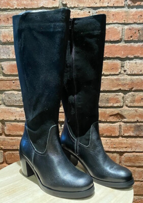 Girotti klassische Leder Damen Stiefel schwarz mit Absatz  Gr. 38 Neu in OVP