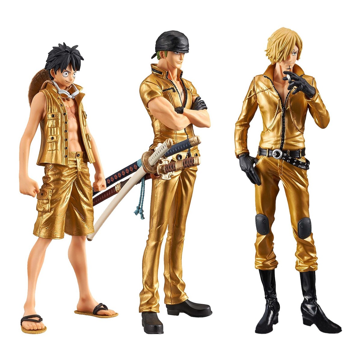 ワンピース　グランドラインメン　GOLD SPECAL ルフィ　ゾロ　サンジ ONE PIECE DXF GRANDLINE MEN FILM GOLD SPECIAL Figure Luffy Zoro