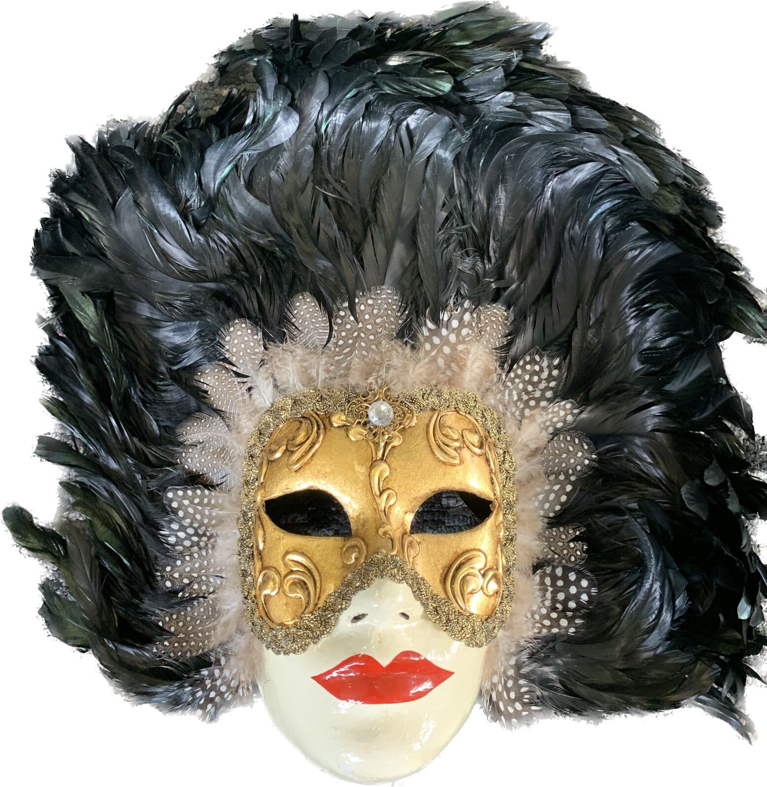 Eyes Wide Shut Masquerade Handmade Mandy Mask Gem