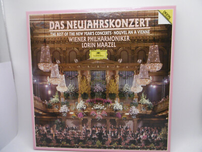 Das Neujahrskonzert, Wiener Phil. Maazel, DG 429 562-1 Digital Box 2 LP 1989 NM