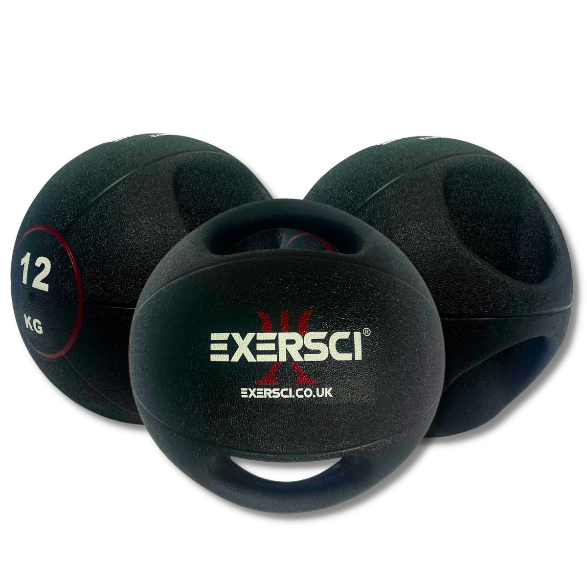 Exersci Medizinball mit Griffen (3-12kg)