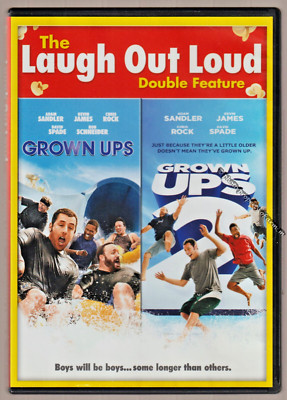 Grown Ups + Grown Ups 2 - ''The Laugh Out Load Double Feature (2015 PG13 DVD)