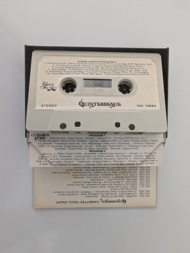Sabre Dance Program Classics for Joy Quintessence brand (Cassette) - Picture 4 of 4