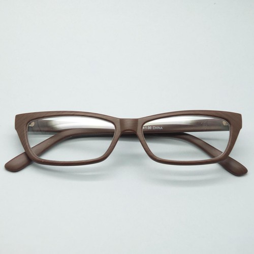 Eco Reading Glasses Dark Wood Effect Contemporary Low Rise Profile +2.50 Lens - Picture 4 of 4
