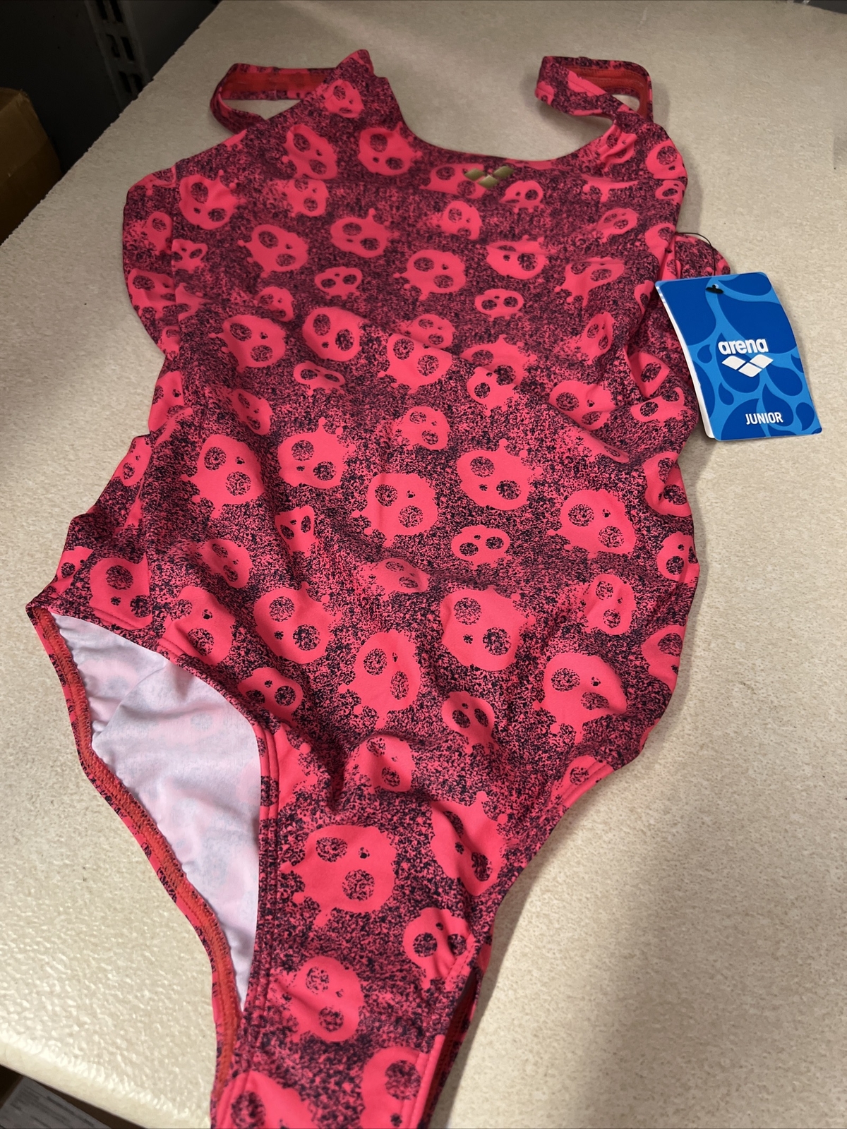 Arena Junior Meryl one piece Hibiscus Multi UK30