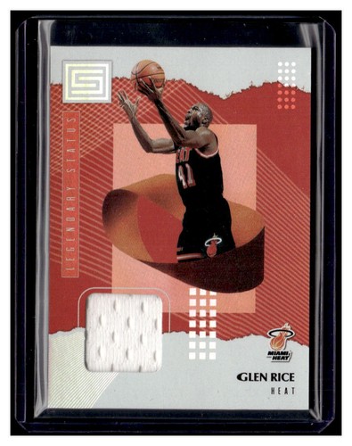 2018-19 Panini Status Legendary Status Materials #6 Glen Rice JERSEY HEAT