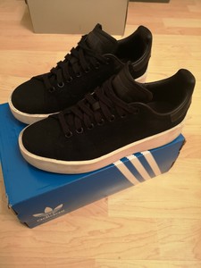 adidas stan smith suede black