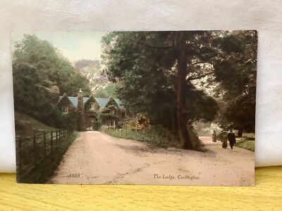 The Lodge, Cockington, Devon, Vintage Postkarte ohne Marke 3883