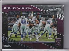 2017 PANINI DONRUSS ELITE #1 DAK PRESCOTT FIELD VISION COWBOYS 35/49 9177