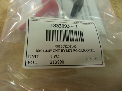 NEW   Kirsch 1832093 Cnt By BKT PC Caramel   *FREE SHIPPING*