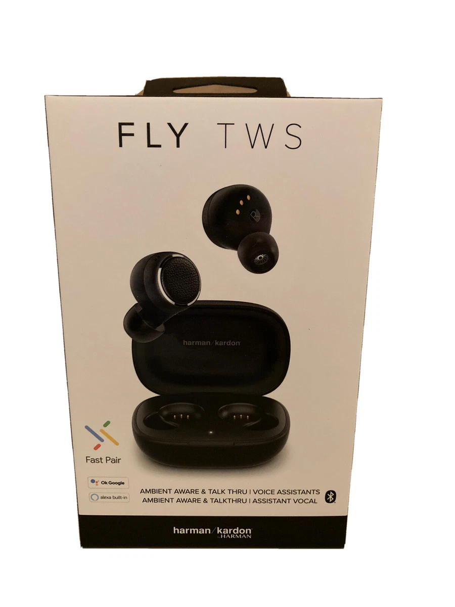 BRAND NEW Harman Kardon Fly TWS True Wireless In-Ear Headphones - Black - SEALED
