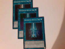 3 x Advanced Ritual Art (PLAYSET) SUPER RARE Unlimited VLP AP05-DE010