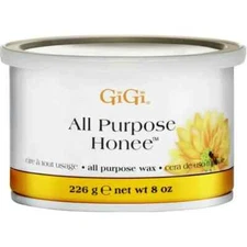 GiGi All Purpose Honee Hair Removal Soft Wax for All Skin and Hair Types - 14oz