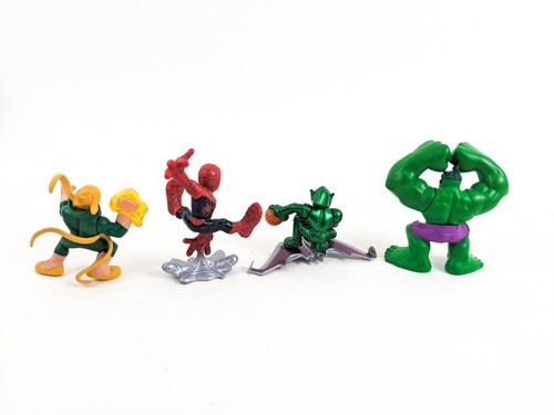 Marvel Super Hero Squad 2006 SPIDERMAN HULK GREEN GOBLIN GLIDER IRON FIST figure - Picture 5 of 6