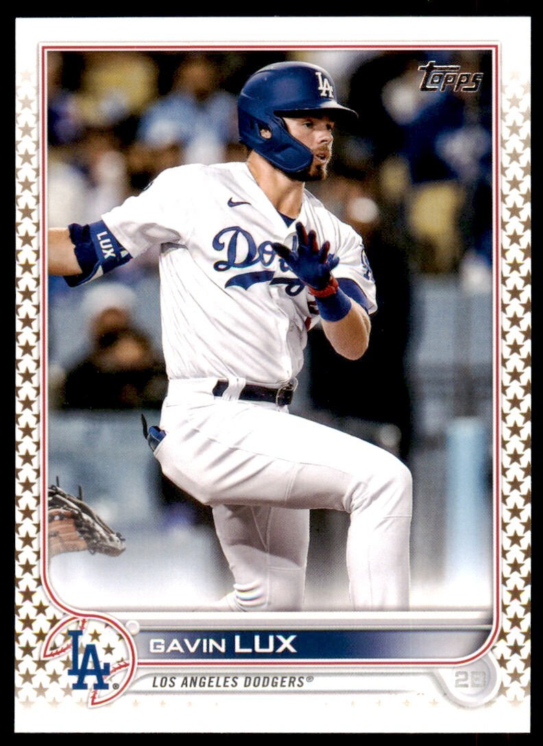 2022 Topps Gold Star Series Two Gavin Lux Los Angeles Dodgers #389