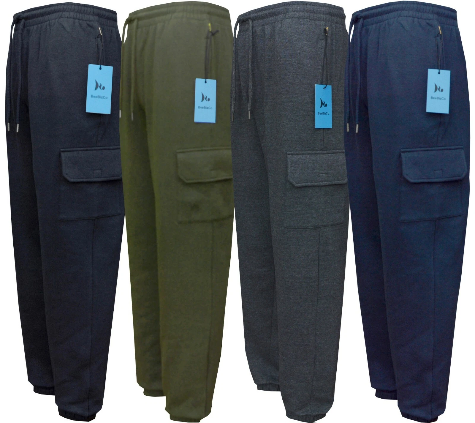 Mens Cargo Combat Jogging Bottoms Trousers Elasticated Tracksuit Joggers M-3XL
Opens in a new window