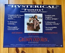 GRUMPY OLD MEN (1994) Original Mini Quad Movie Poster Walter Matthau Jack Lemmon