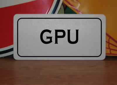GPU Arrow Metal Sign for Airport Air Plane Pilot Hanger Field Ground Power Unit