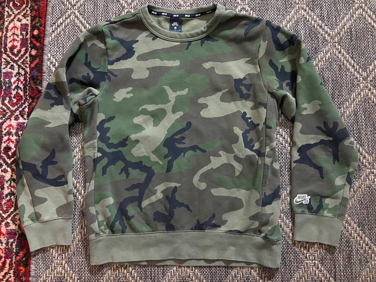 Camo skate hoodie nike shop sb icon