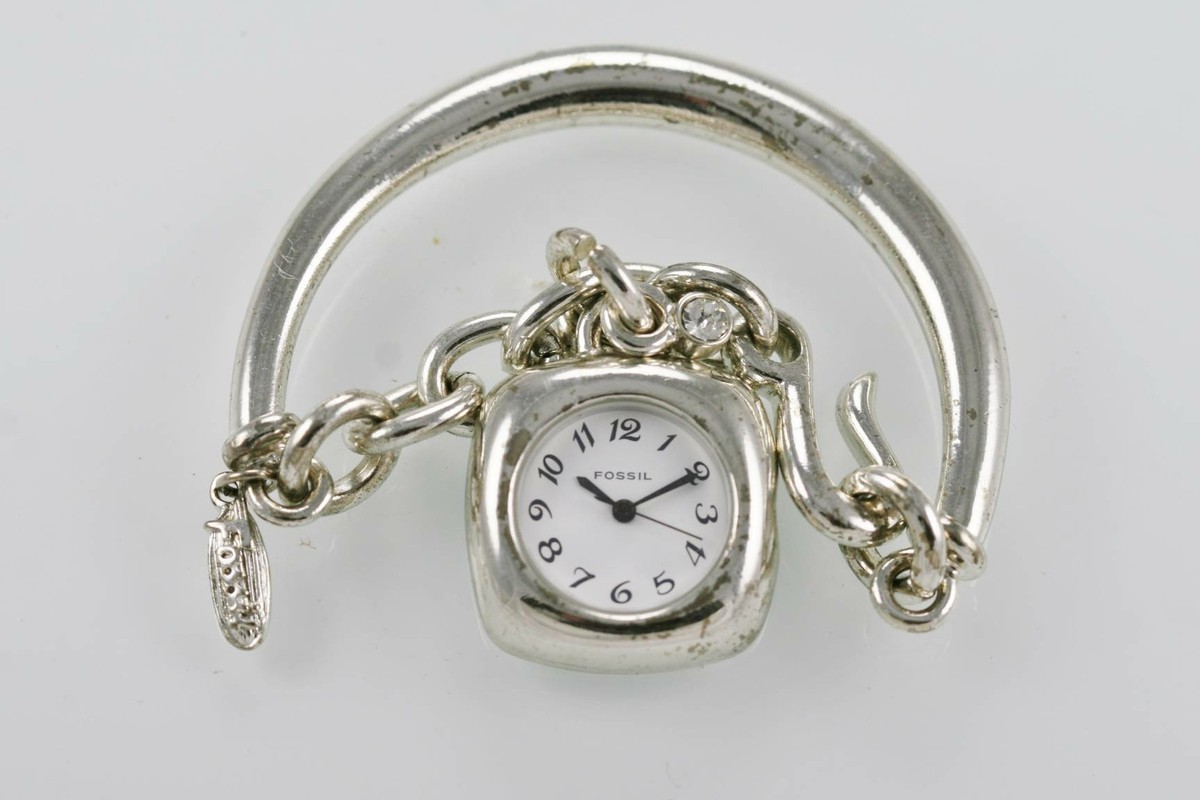 Fossil Watch Womens Silver Stainless Steel Bangle Bracelet  display picture 1