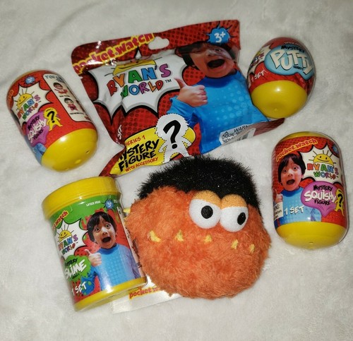 Ryan's World Lot Blind Squishy Figure 