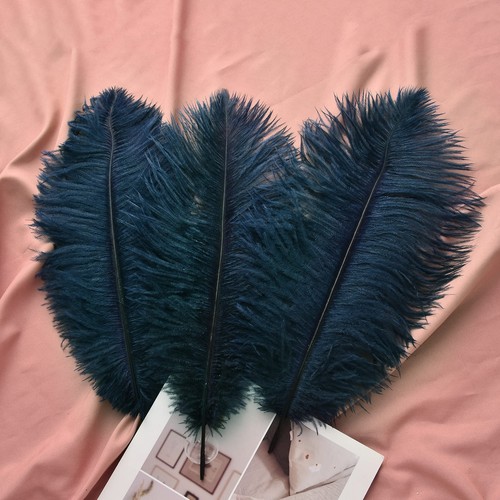 Navy Blue Ostrich Feathers Plumes - 24pcs 12-14inch Long Feathers for Wedding... - Bild 5 von 6
