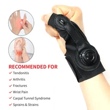 Thumb Wrist Support Brace Knob Spica Splint for Arthritis Pain De Quervains