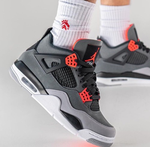 Air Jordan 4 Retro “Infrared” - Men’s Size 10 - Picture 10 of 24