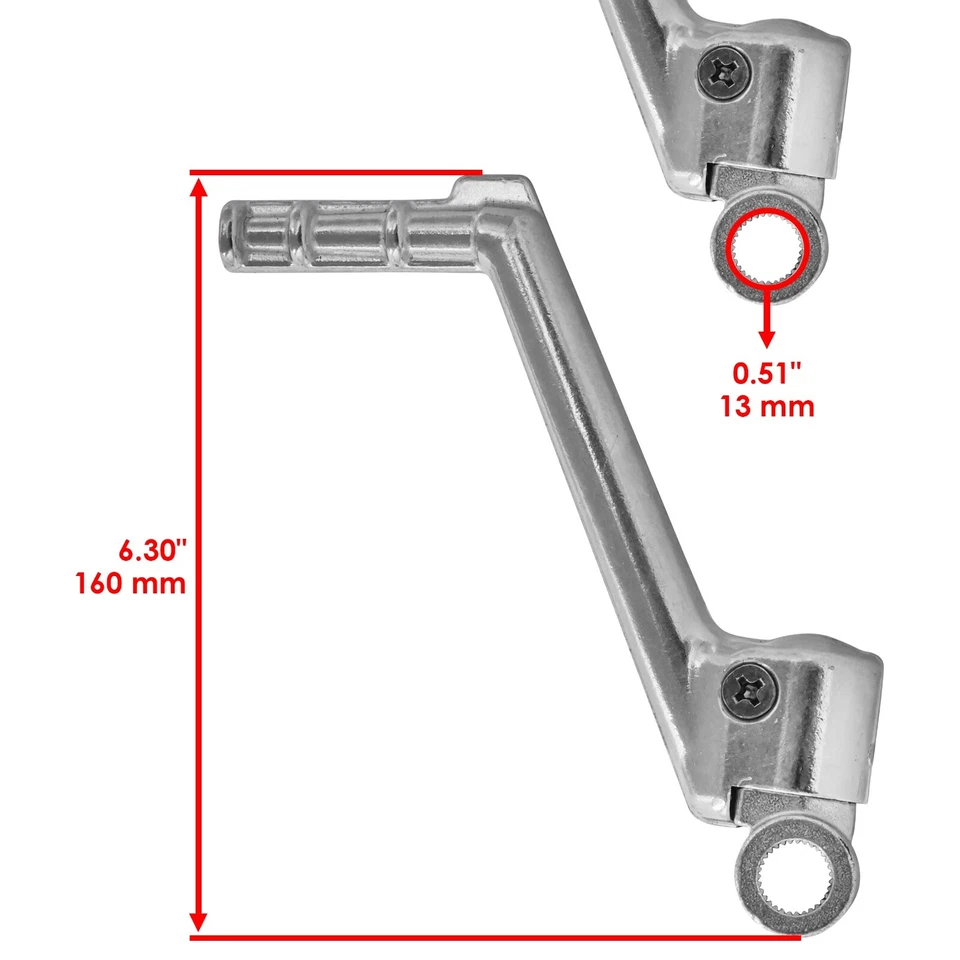 Caltric Kick Start for Yamaha YZ125 YZ 125 1986-2021 Kick Start Lever Pedal - Image 2 of 4
