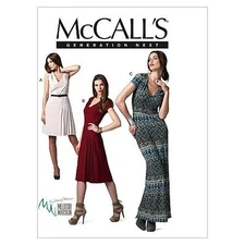 McCall's Patterns M6433 Misses' Dresses In 3 Lengths, Size AX5 (4-6-8-10-12)