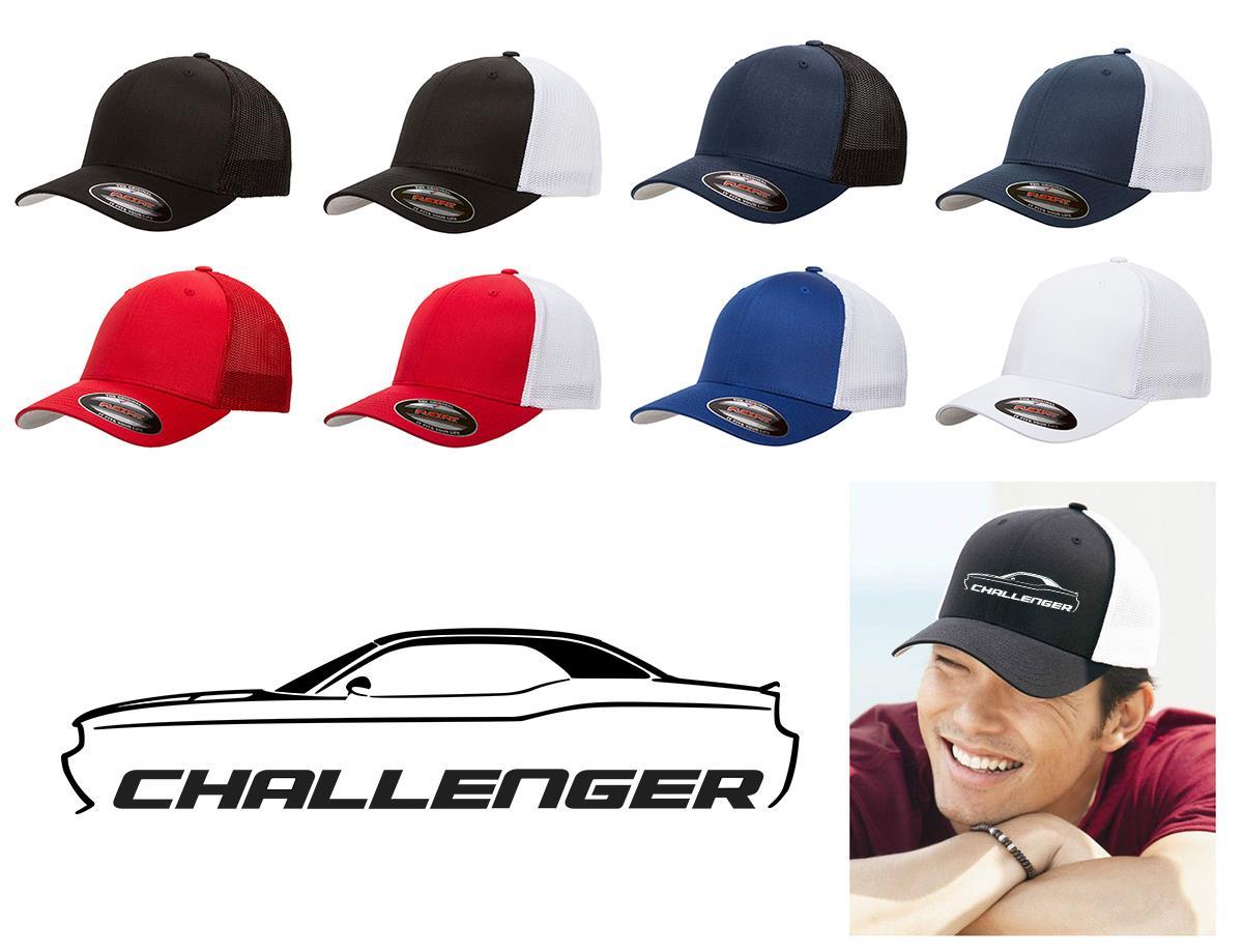 2008-17 Challenger Classic Color Outline Design Hat Cap | eBay