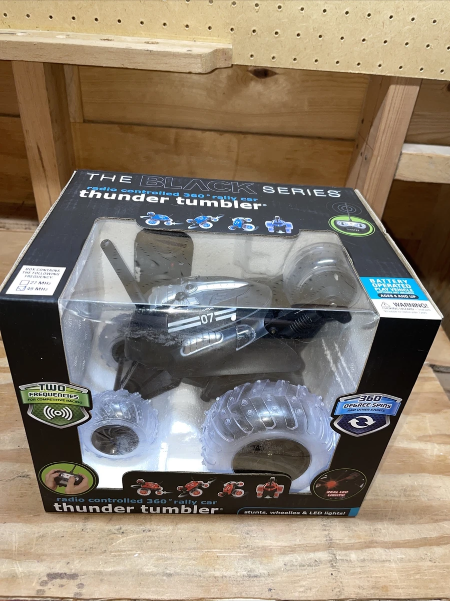 Black series radio controlled 360 rally car thunder tumbler deals