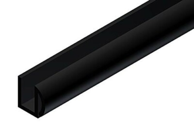 Rear Quarter Window Glass Channel Rubber, 6mm Glass, Upright 2 door model Fords
