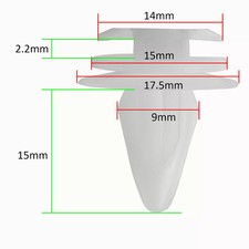 FIT JAGUAR ANTI RATTLE DOOR CARD TRIM CLIPS X10 UK