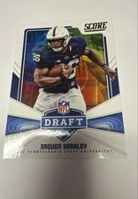 2018 Score - NFL Draft Saquon Barkley #6 (RC) Philly Eagles Football Card cheap