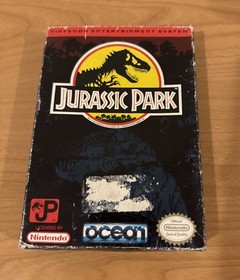 Jurassic Park (NES) Complete In Box Tested W/ Manual Box Protector Authentic