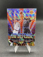 2021-22 Donruss Optic - Anthony Davis - Air Defense Red Wave #2 Lakers