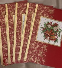 Vintage Lot Of 6 Unused American Greeting Christmas Greeting Cards Holiday