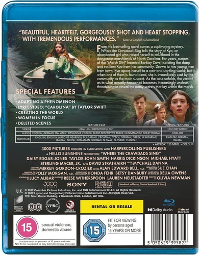 Where the Crawdads Sing (2022) Region B | Wie Neu (Blu ray) - Bild 2 von 2