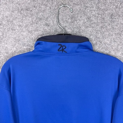 Zero Restriction Mens Quarter Zip Golf Pullover Blue Performance Jacket XXL 2XL image 11