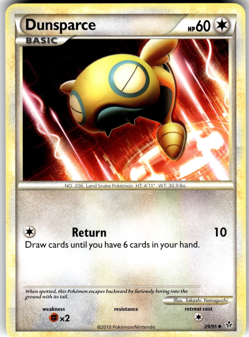 Dunsparce Unleashed 29/95 2010